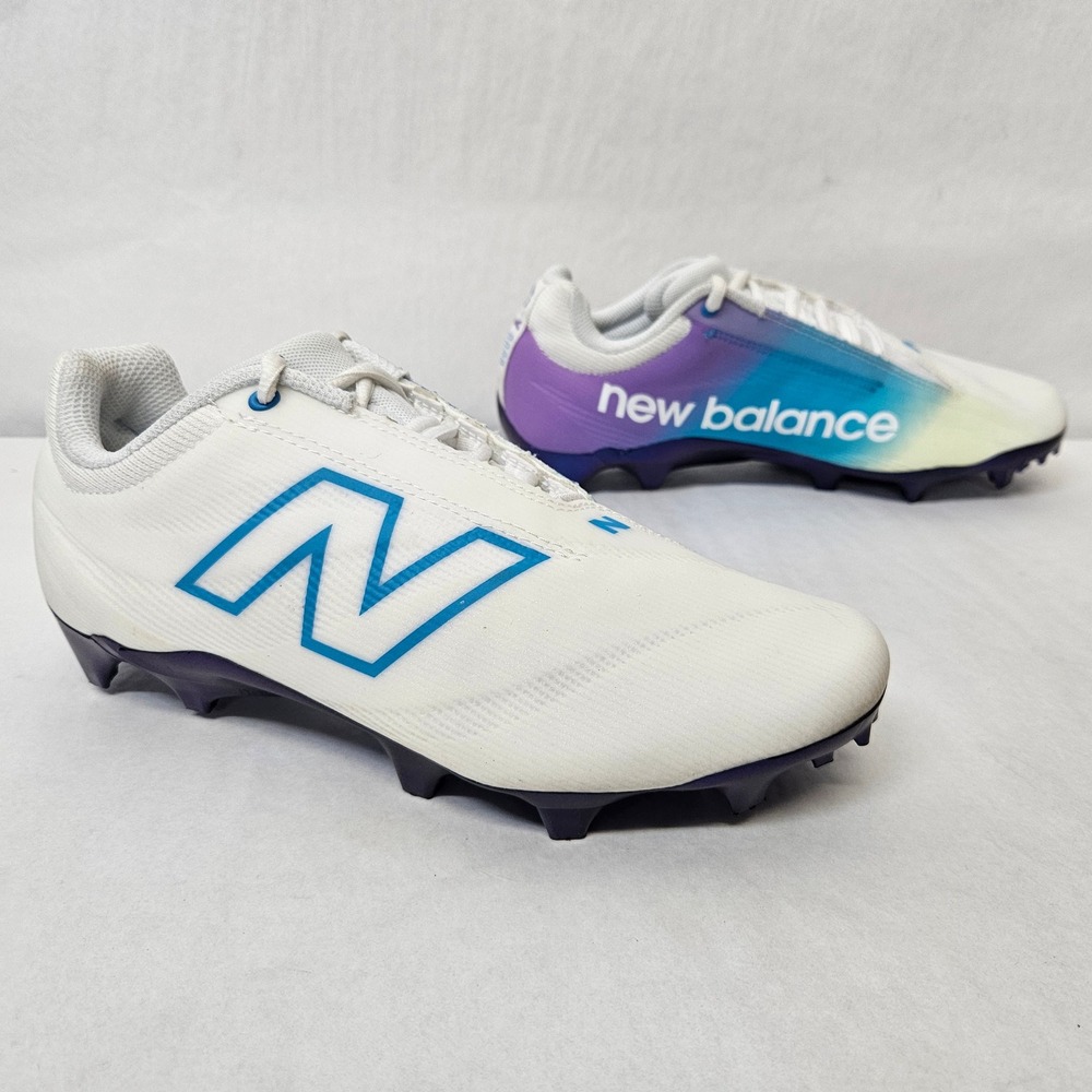 New Balance BurnX4 Unity of Sport Lacrosse Cleat WBURNLA4 White Women's Size 9